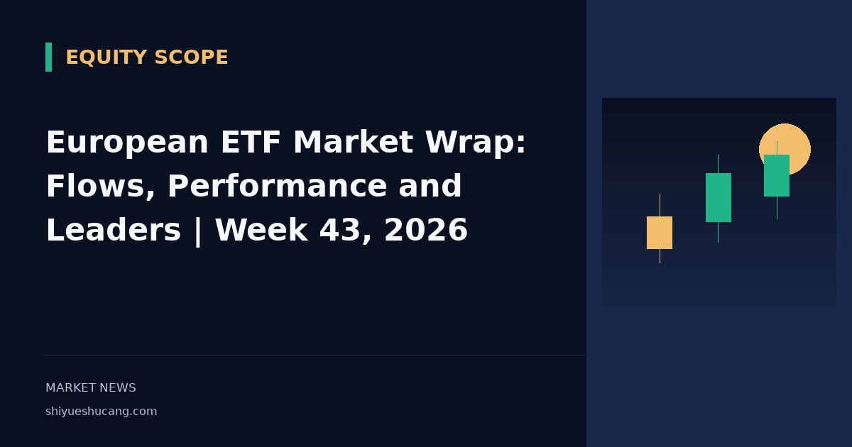 European ETF Market Wrap: Flows, Performance and Leaders | Week 43, 2026